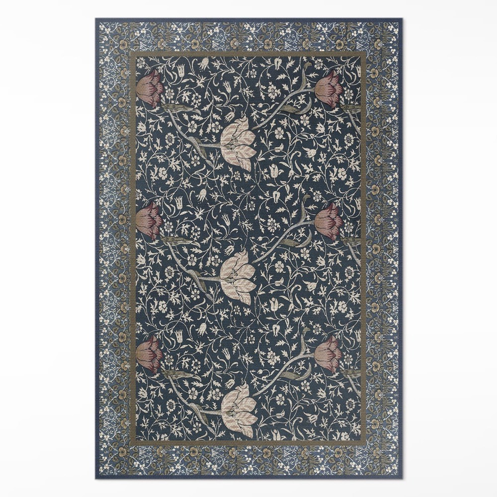 Vinylový koberec Lúka kvetov William Morris