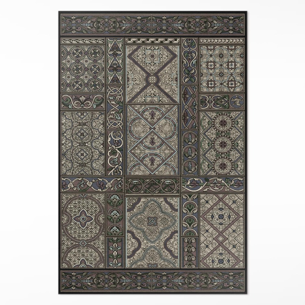 Vinylový koberec Stredovek Albert Racinet