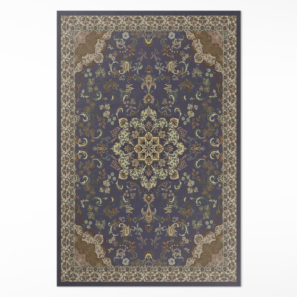 Vinylový koberec Vintage kvetinový ornamentálny vzor