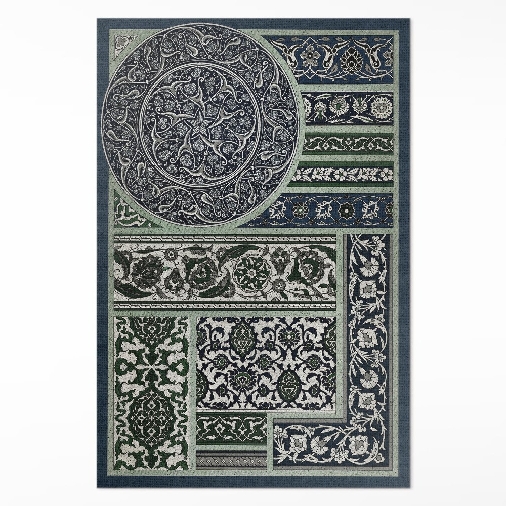 Vinylový koberec Ozdobné vzorníctvo Albert Racinet