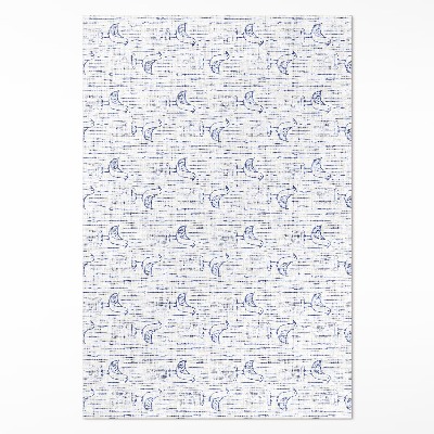 Vinylový koberec Vtáky jemný pravidelný vzor boho