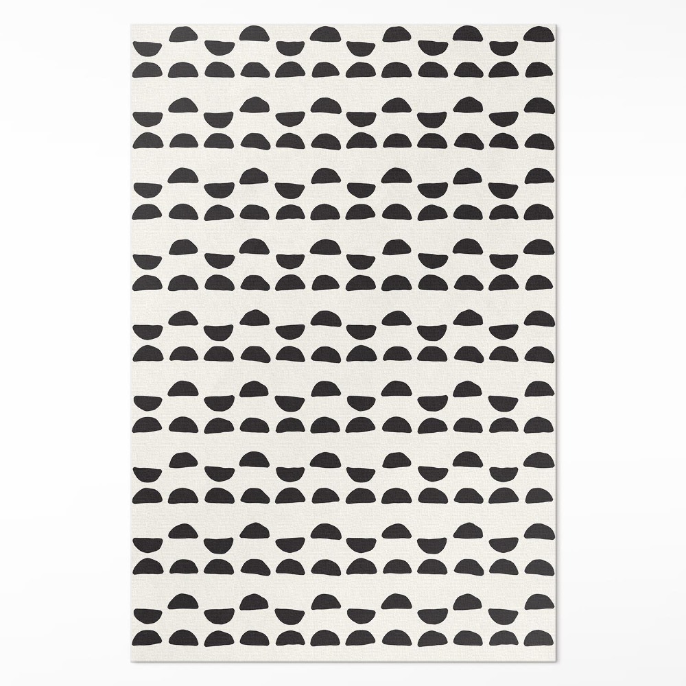 Vinylový koberec Nepravidelné polmesiace vzor boho