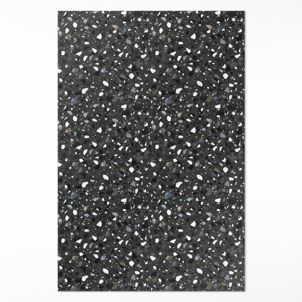Vinylový koberec Gres tmavý ozdobný kameň