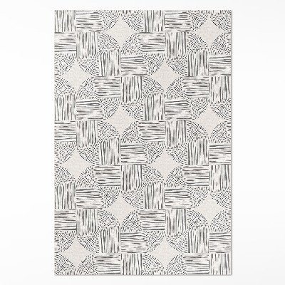 Vinylový koberec Lineárny vrkoč ozdobný vzor vintage