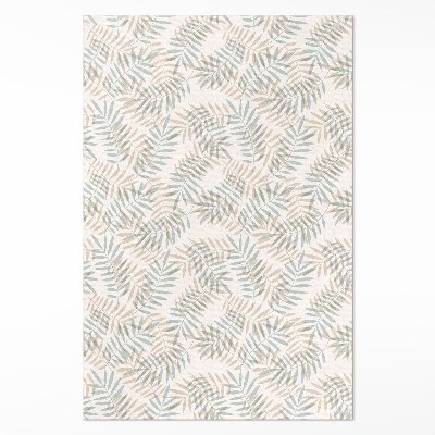 Vinylový koberec Jemné tropické listy vzor boho