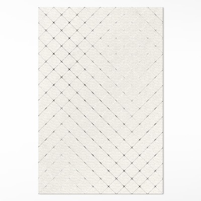 Vinylový koberec Jemné štvorce svetlé dlaždice