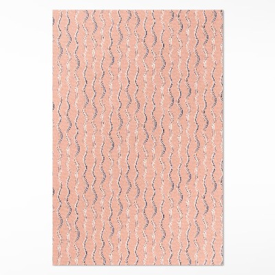 Vinylový koberec Boho vlny v pastelových farbách