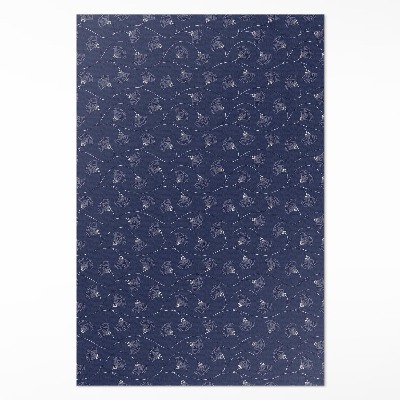 Vinylový koberec Listy Ginkgo biloba v štýle boho vintage