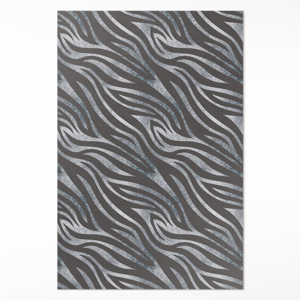 Vinylový koberec Vzor zebry nepravidelné pruhy