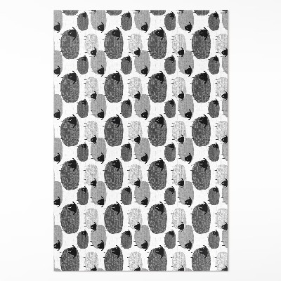 Vinylový koberec Maľované ovce pravidelný vzor