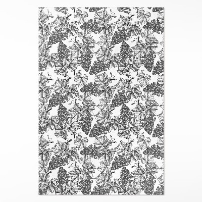 Vinylový koberec Vinič skica v štýle vintage