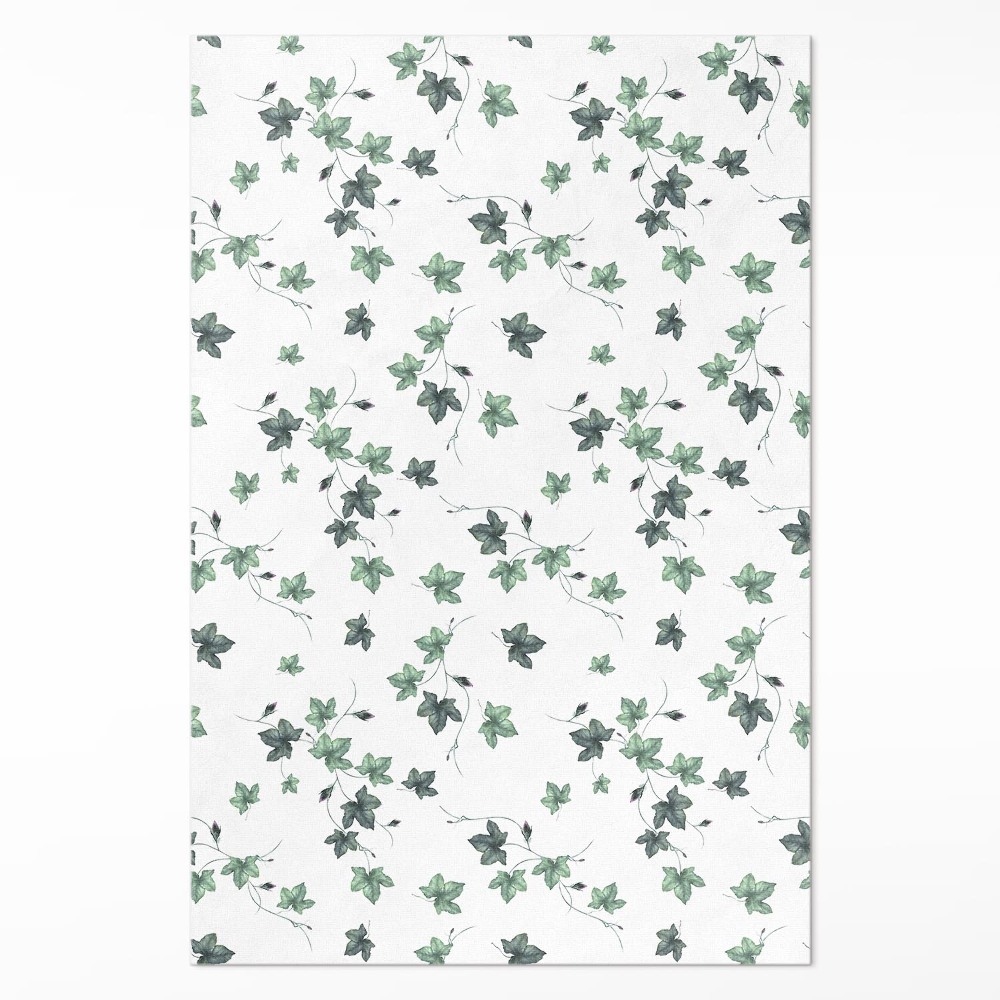 Vinylový koberec Malé lístky rastlinné motívy