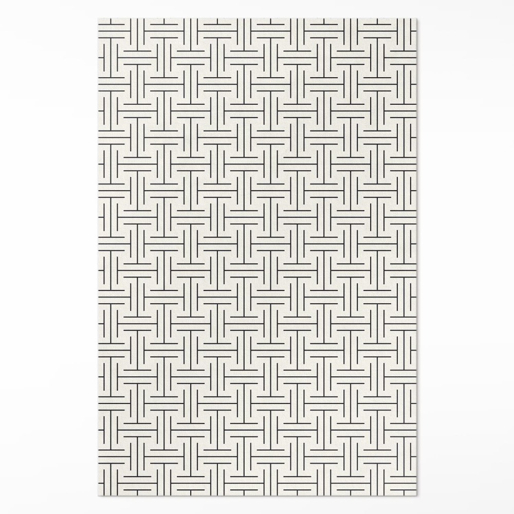 Vinylový koberec Pravidelné línie minimalistický labyrint