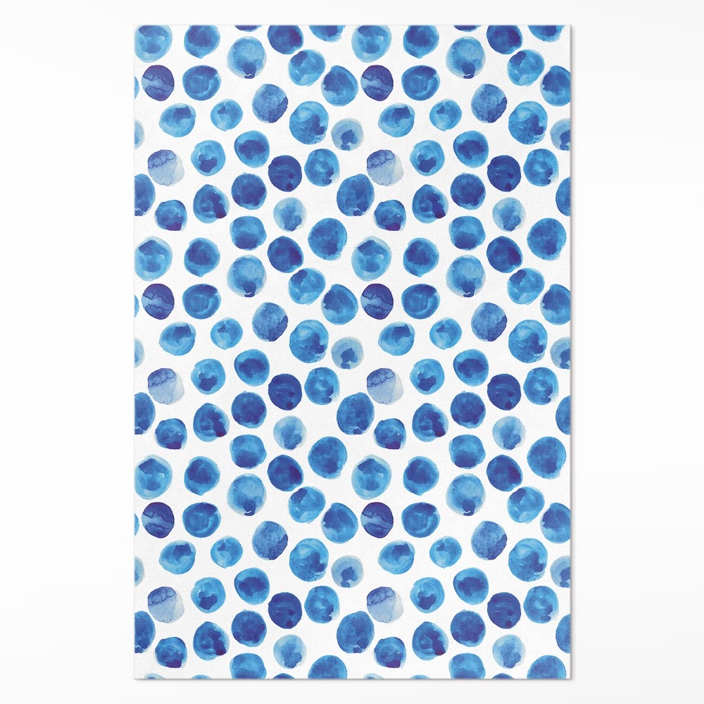 Vinylový koberec Akvarelové bodky maľované tvary