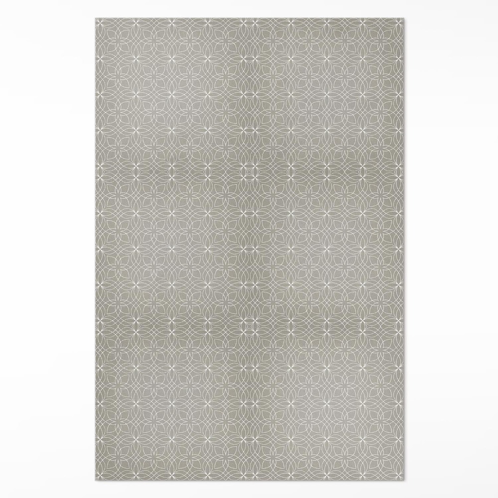 Vinylový koberec Drobný vzor pletenka kruhov