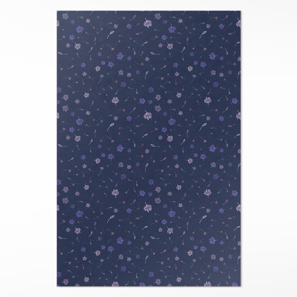 Vinylový koberec Drobné poľné kvety boho