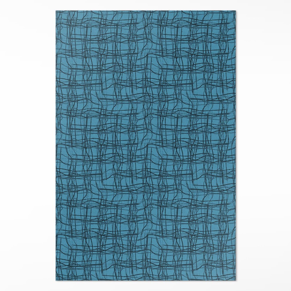 Vinylový koberec Vzor látky nepravidelné nite materiálu