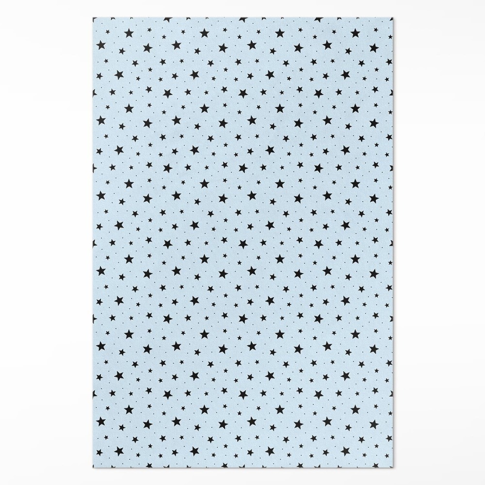 Vinylový koberec Čierne drobné hviezdičky vesmír