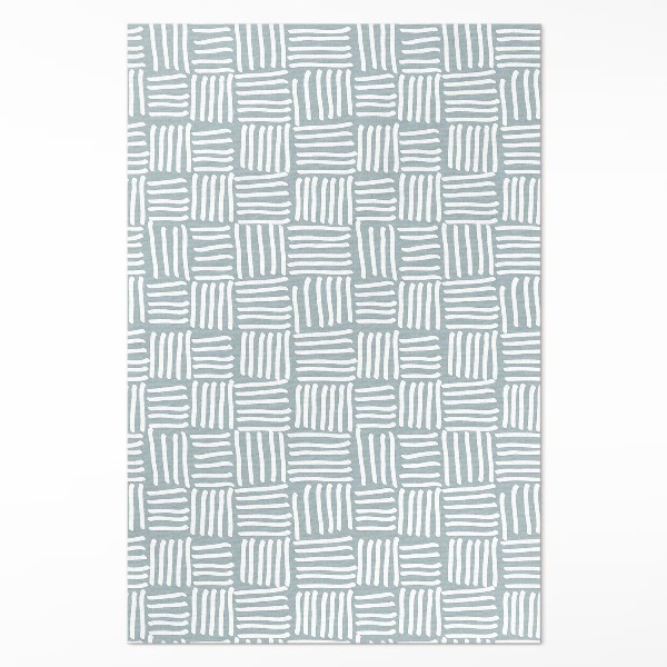 Vinylový koberec Boho pletenka minimalistický vzor