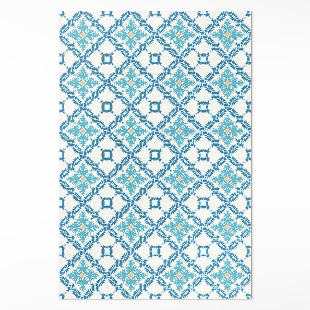 Vinylový koberec Reťazové preplety ozdobné dlaždice