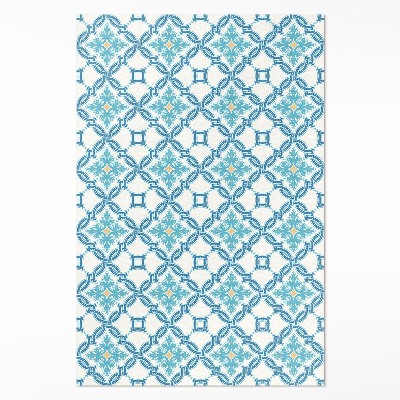 Vinylový koberec Reťazové preplety ozdobné dlaždice