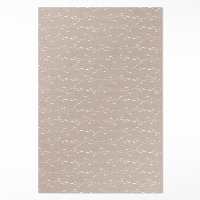 Vinylový koberec Drobné jemné lístky a vetvičky boho