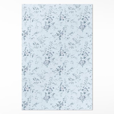 Vinylový koberec Maľované jemné kvety na lúke