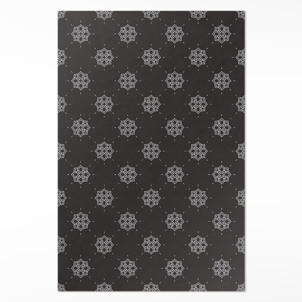 Vinylový koberec Lineárne kvety pravidelný vzor