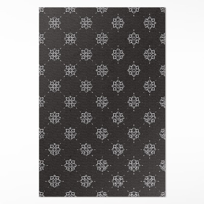 Vinylový koberec Lineárne kvety pravidelný vzor