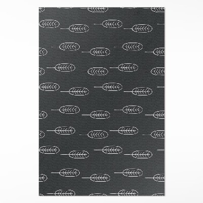 Vinylový koberec Minimalistické listy boho