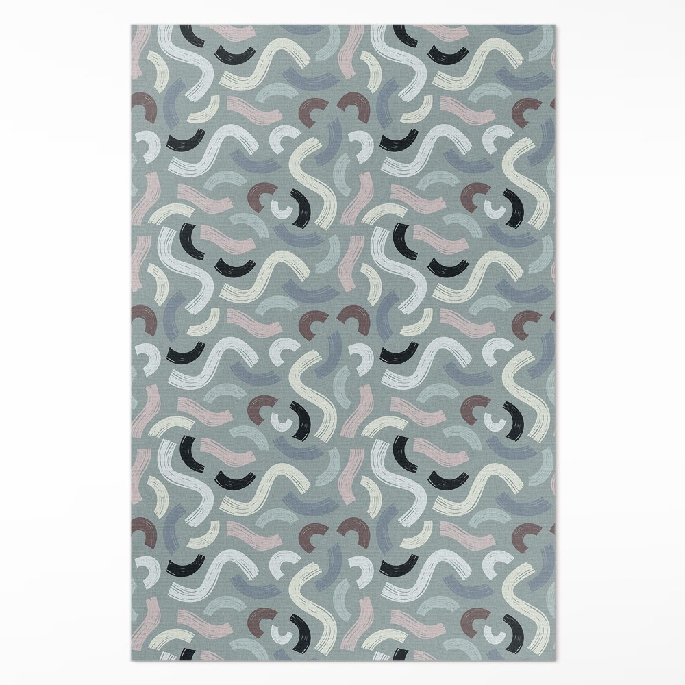 Vinylový koberec Abstraktné retro línie