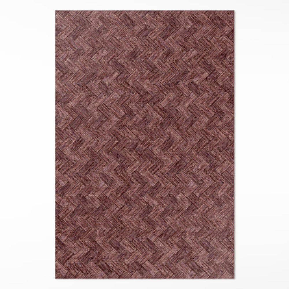 Vinylový koberec Pletený parket módna rybia kosť