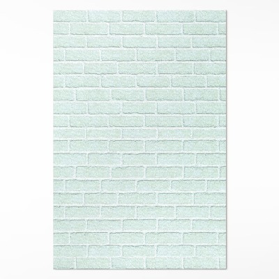 Vinylový koberec Tehlová stena v morskej farbe