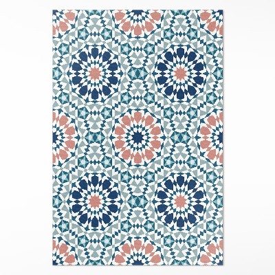 Vinylový koberec Kaleidoskop pastelový vzor geometrický