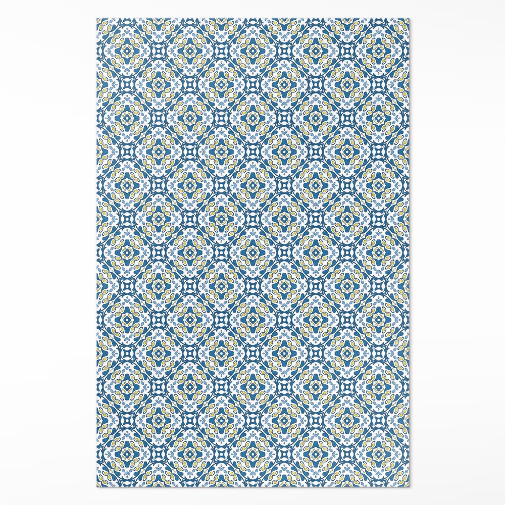 Vinylový koberec Portugalská mozaika ornamentálne dlaždice