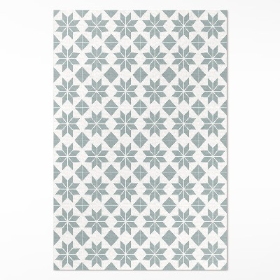 Vinylový koberec Dekoratívne hviezdičky malé dlaždice