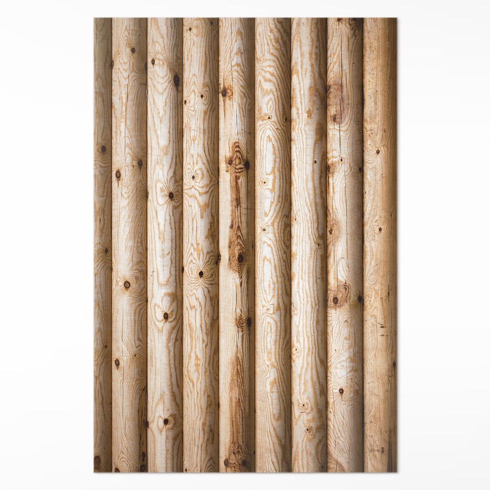 Vinylový koberec Dosky s hrčami drevené trámy