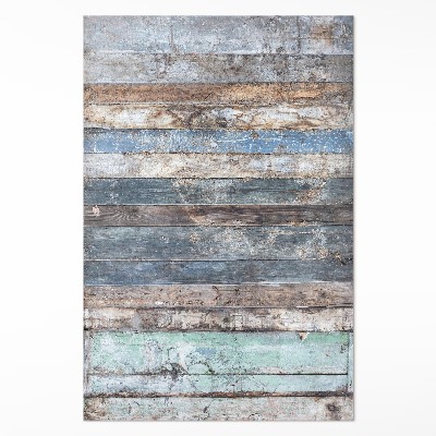 Vinylový koberec Ošúchané drevené dosky vintage