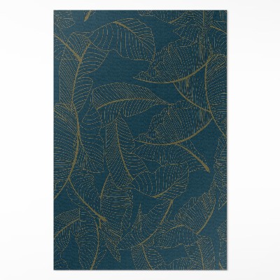 Vinylový koberec Lineárne listy módny vzor