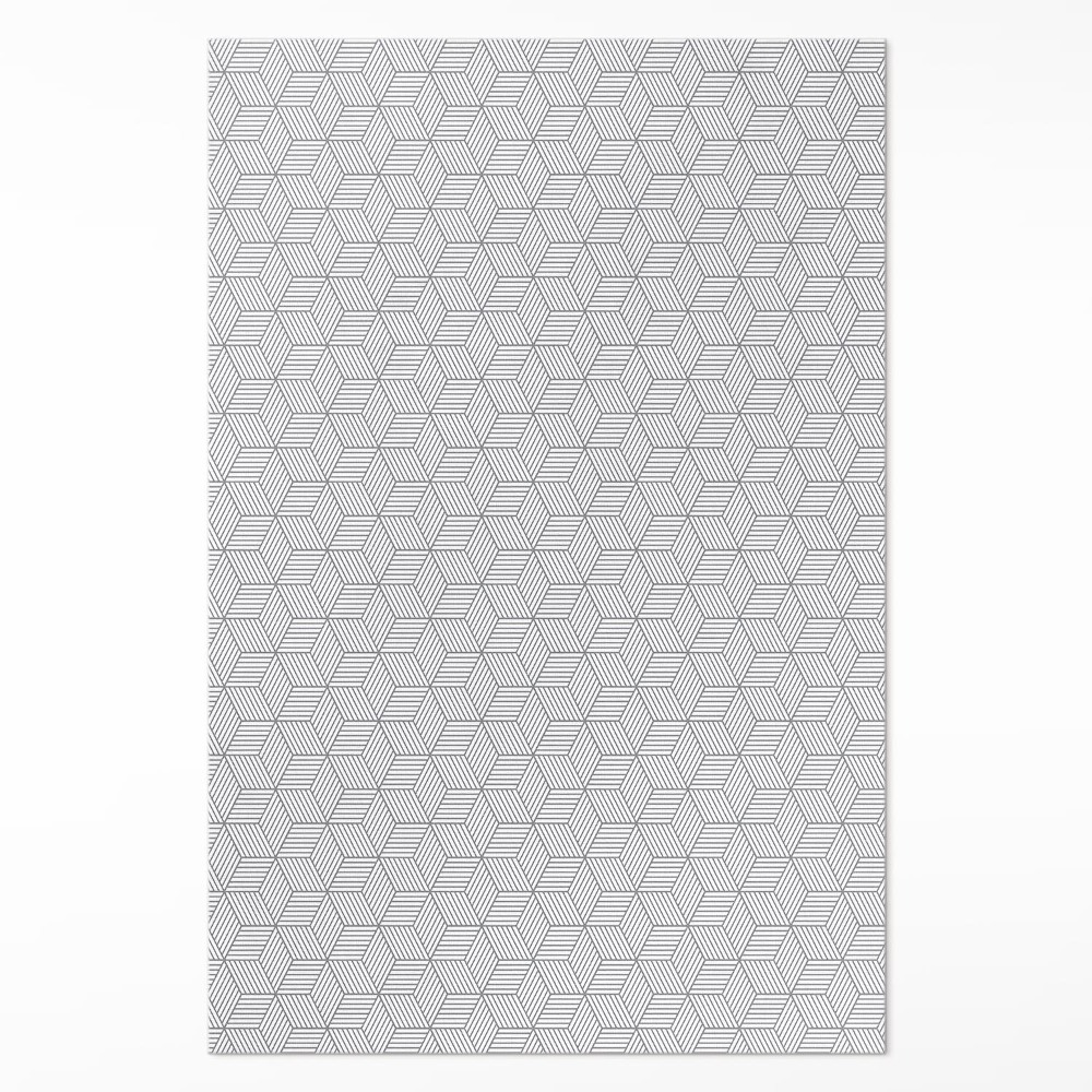 Vinylový koberec Geometrická mozaika drobné vzory