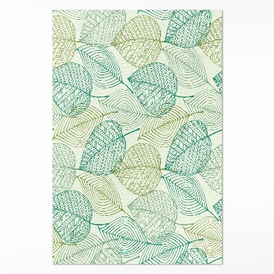 Vinylový koberec Kompozícia lineárnych listov príroda