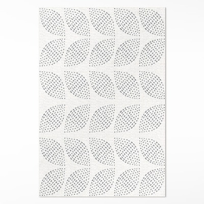 Vinylový koberec Kompozícia tmavých listov s bodkami