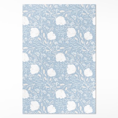 Vinylový koberec Krásne kvety na pastelovom pozadí