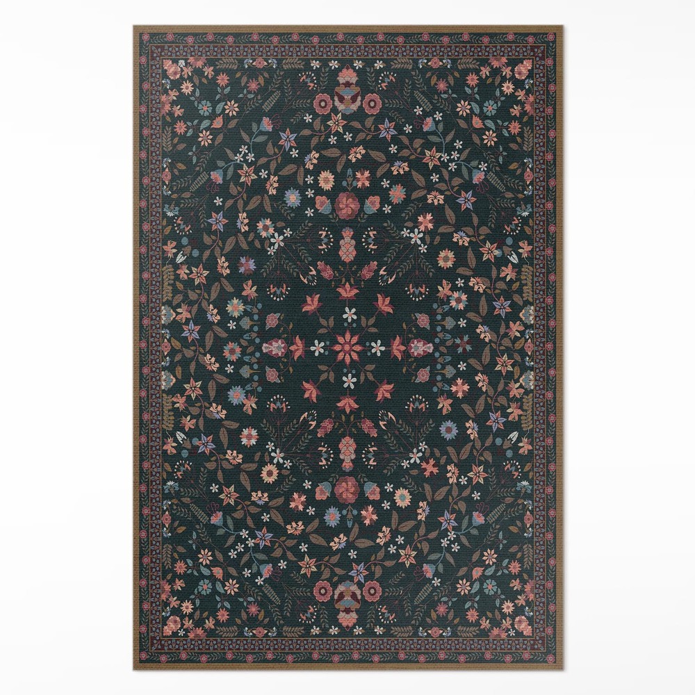 Vinylový koberec Jemný kvetinový vzor plný farieb