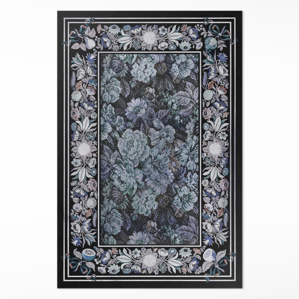 Vinylový koberec Starý kvetinový buket