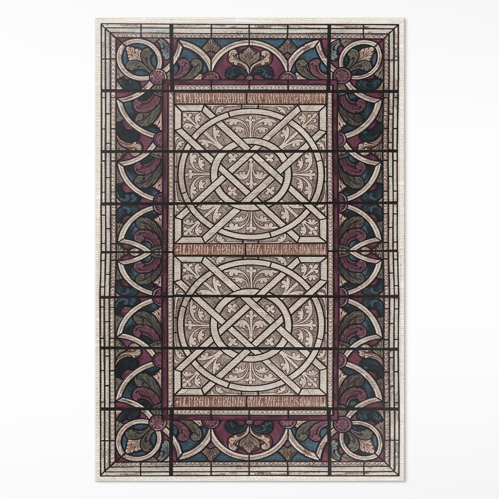 Vinylový koberec Sir Digby Wyatt gotický ornament