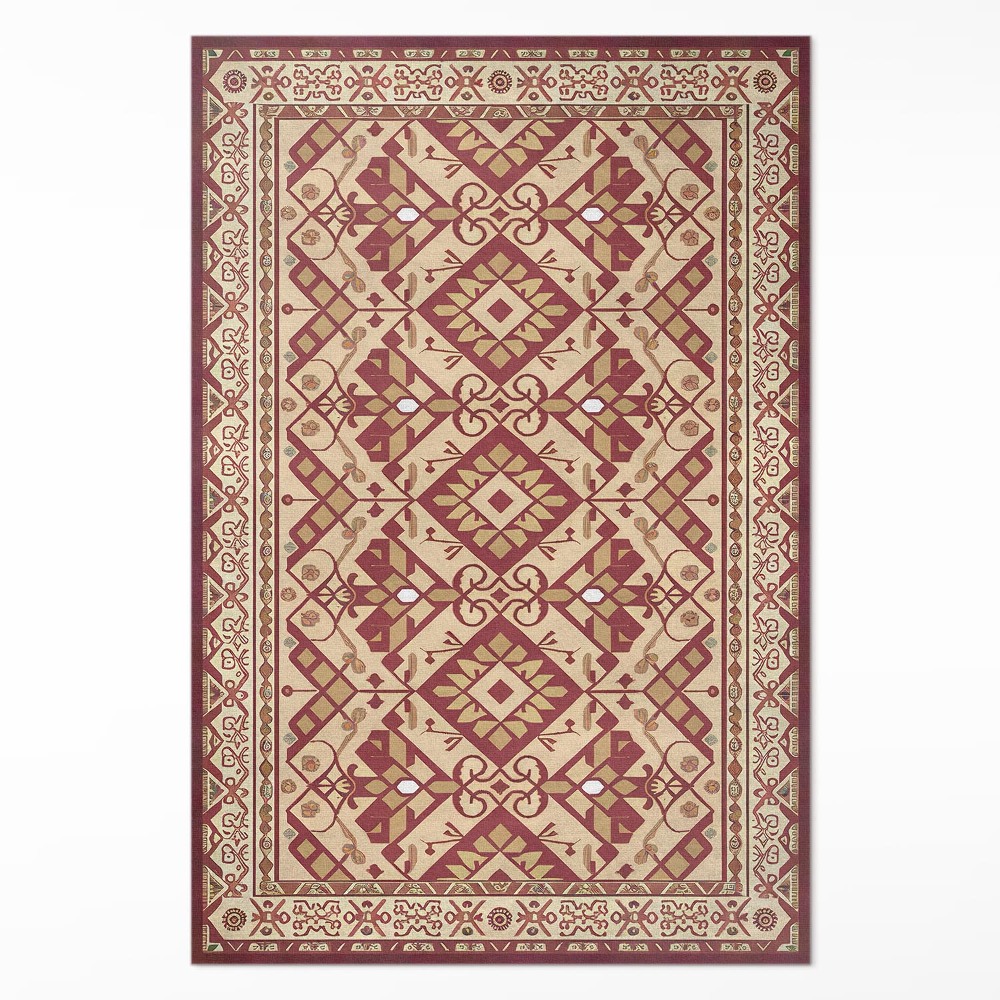 Vinylový koberec Ozdobný vzor v starom vintage štýle