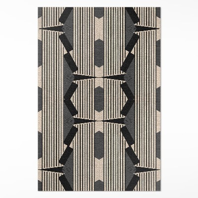 Vinylový koberec Lineárna kompozícia v štýle vintage