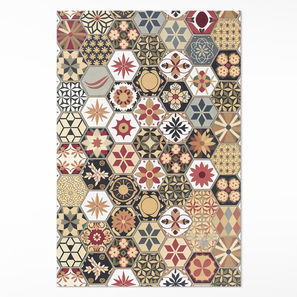 Vinylový koberec Dekoratívna mozaika vintage