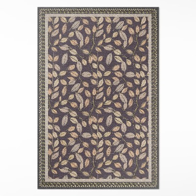 Vinylový koberec Jesenné listy vegetácia vintage